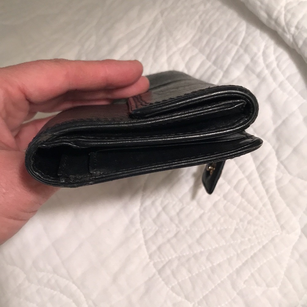 Michael Kors black leather deluxe wallet. Good used condition - Picture 13 of 15